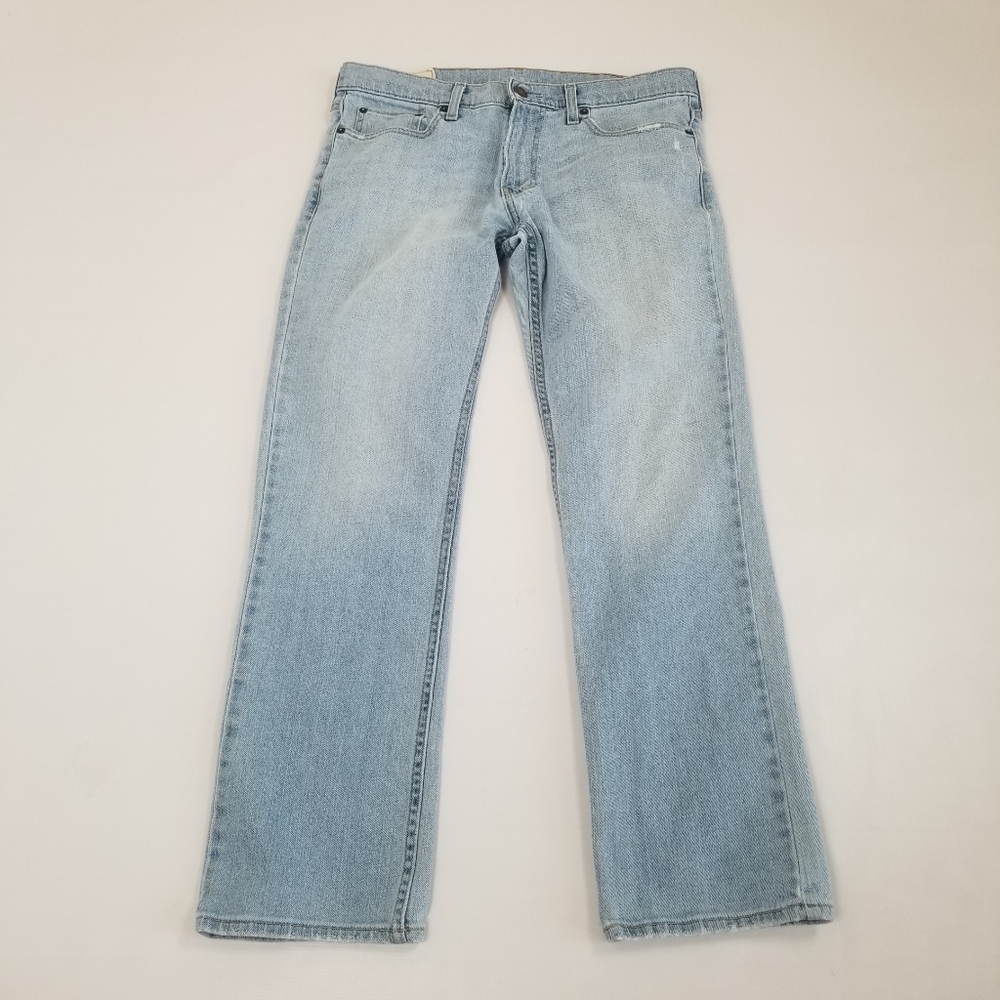 Hollister Slim Straight Jeans Tag 32x30 Actual 33.5-34x30.5-31